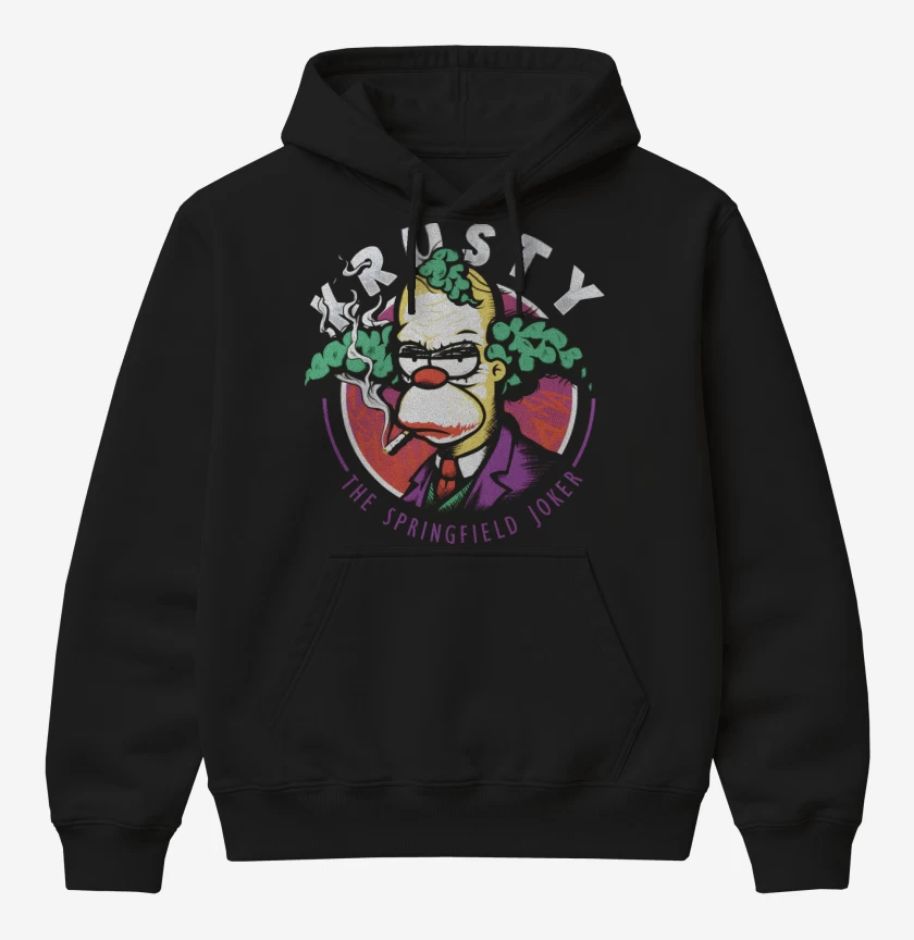 Poleron Canguro básico Negro de The Springfield Joker