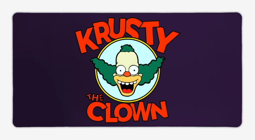 Mouse pad Gamer Morado de Krusty el Payaso