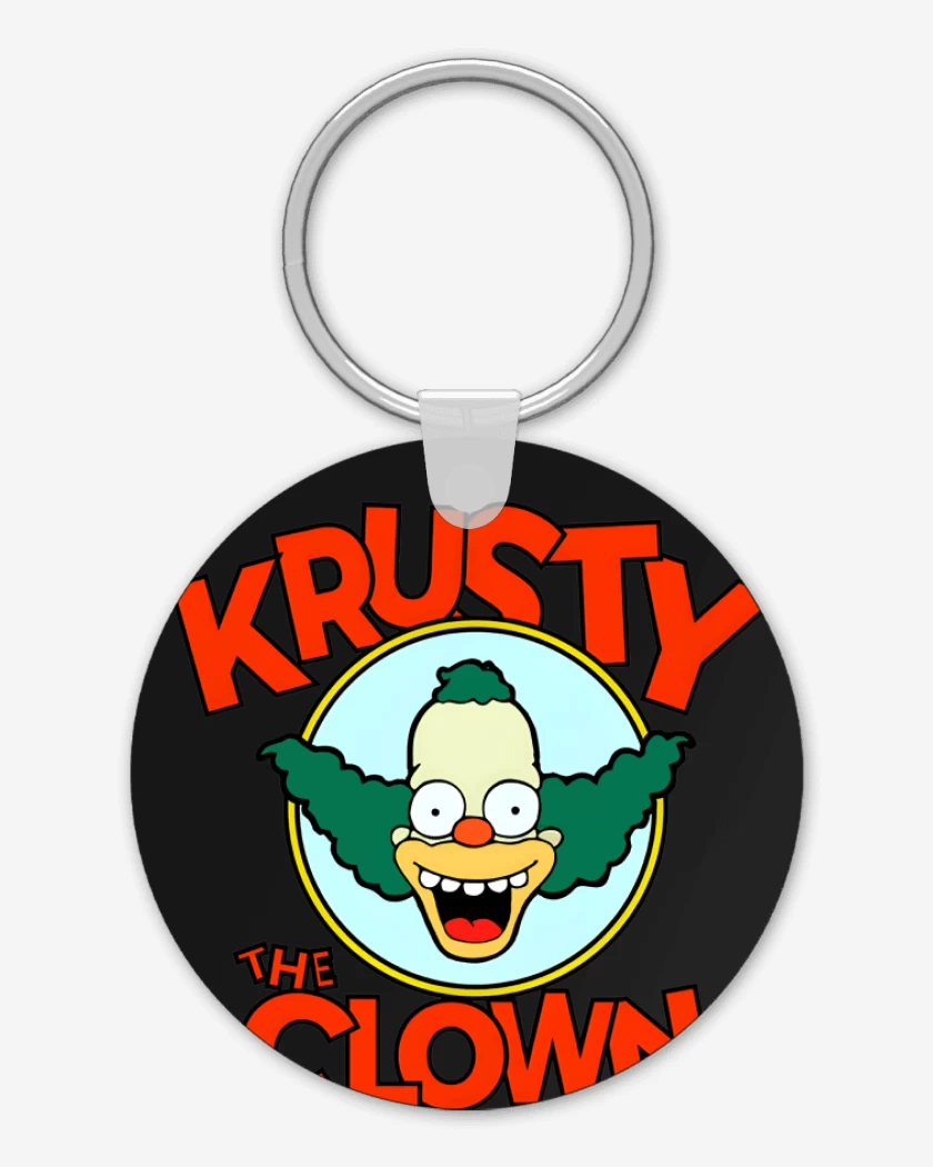 Llavero Negro de Krusty el Payaso