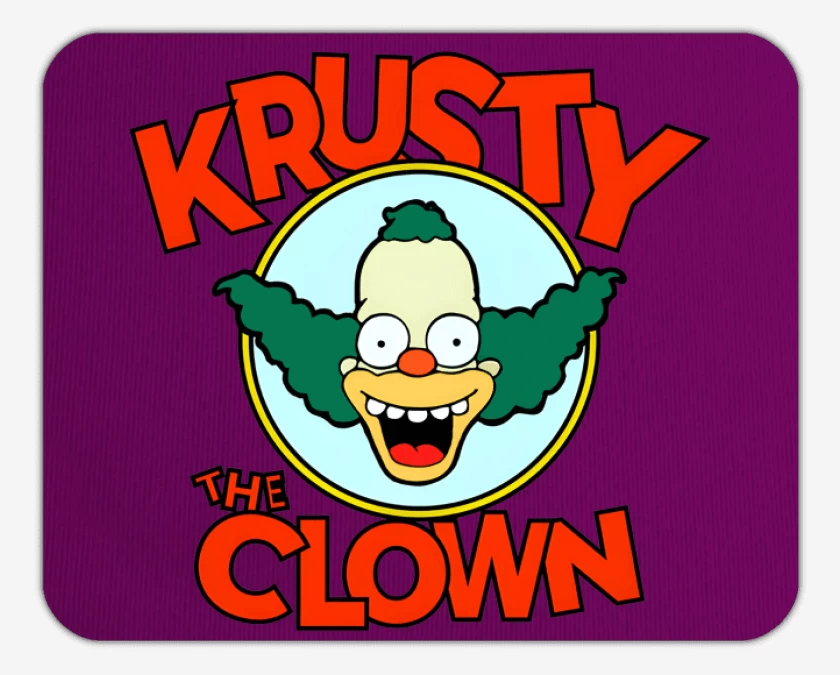 Mousepad Morado de Krusty el Payaso