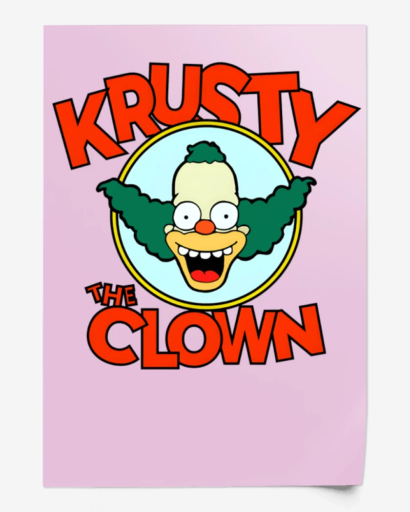 Print Krusty el Payaso