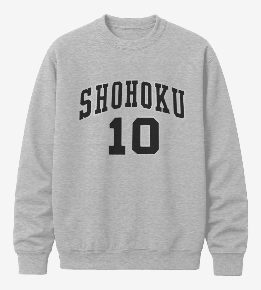 Poleron polo Gris Melange de Shohoku