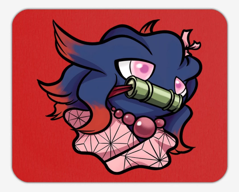 Mousepad Rojo de Misnezuko