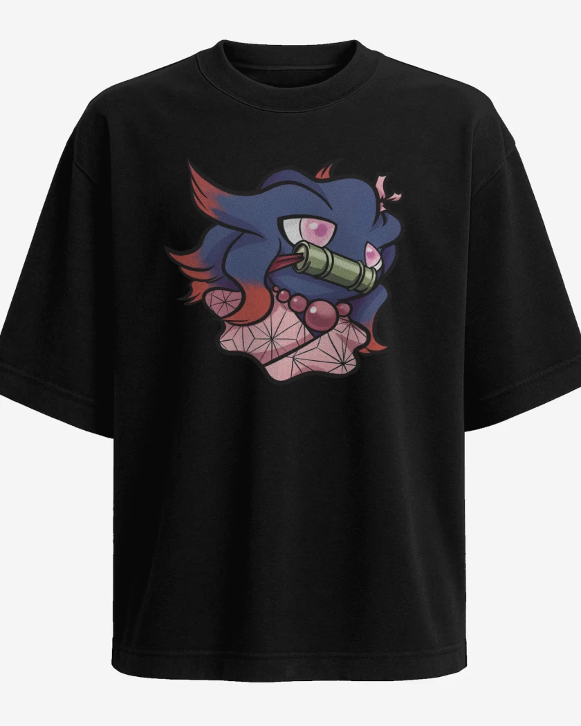 Polera Oversize Negro de Misnezuko