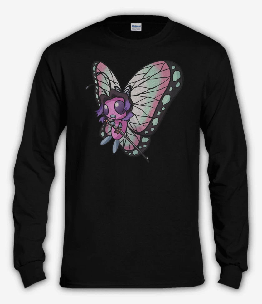 Polera manga larga Negro de Butterkocho
