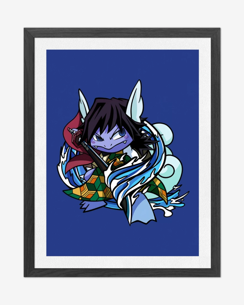 Cuadro decorativo Azul Rey de Tortlemioka