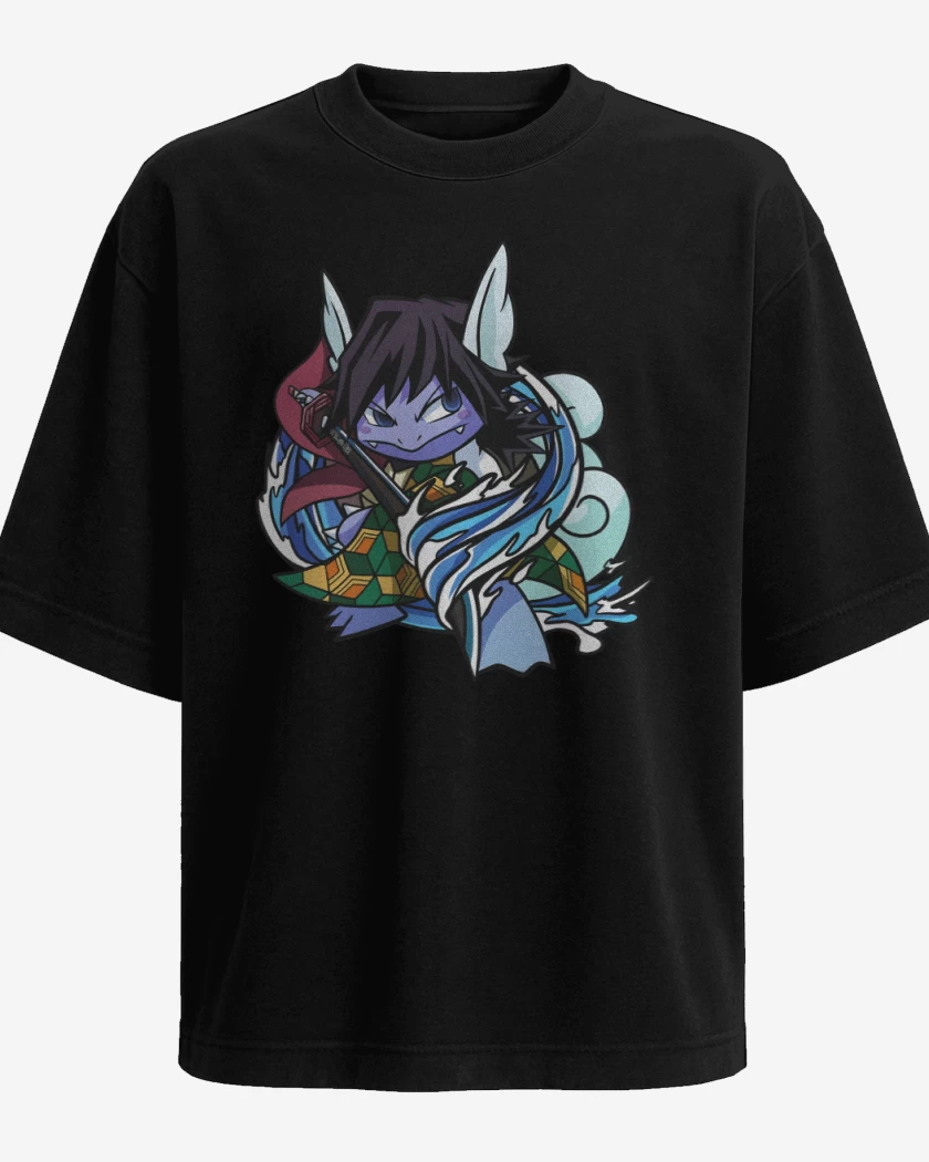 Polera Oversize Negro de Tortlemioka