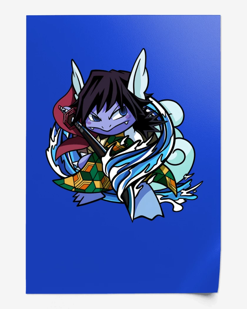 Print Azul Rey de Tortlemioka