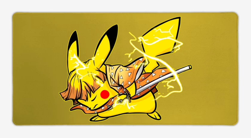 Mouse pad Gamer Amarillo de Zenitchu