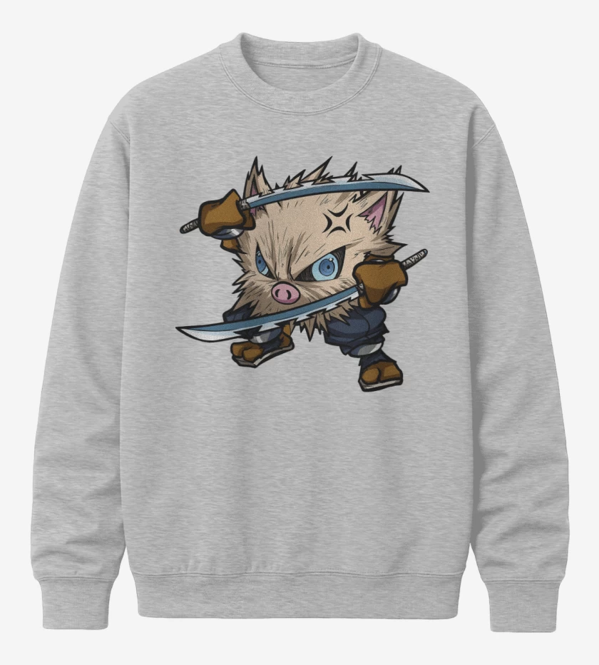 Poleron polo Gris Melange de Primesuke