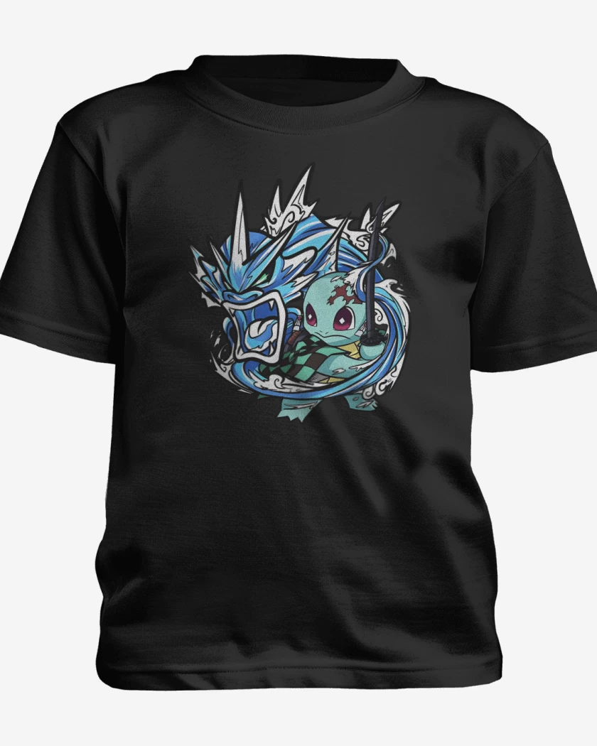 Polera de niño Negro de Squirtjiro