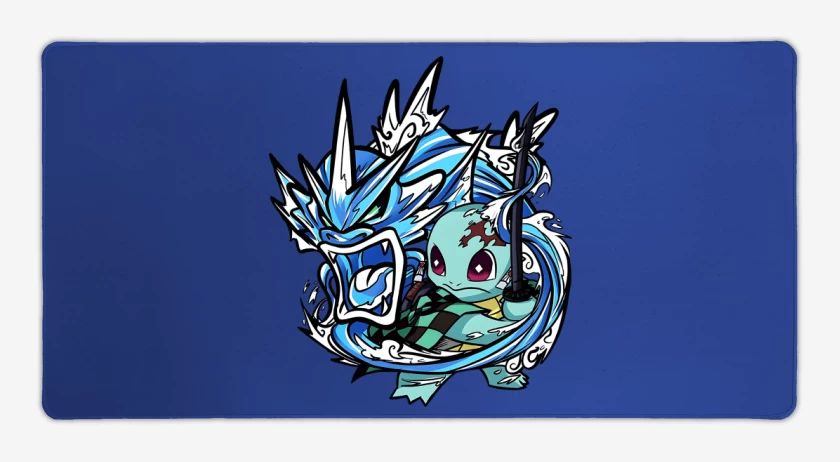 Mouse pad Gamer Azul Rey de Squirtjiro