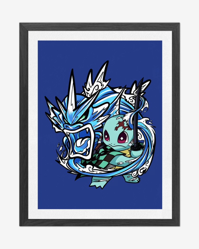 Cuadro decorativo Azul Rey de Squirtjiro