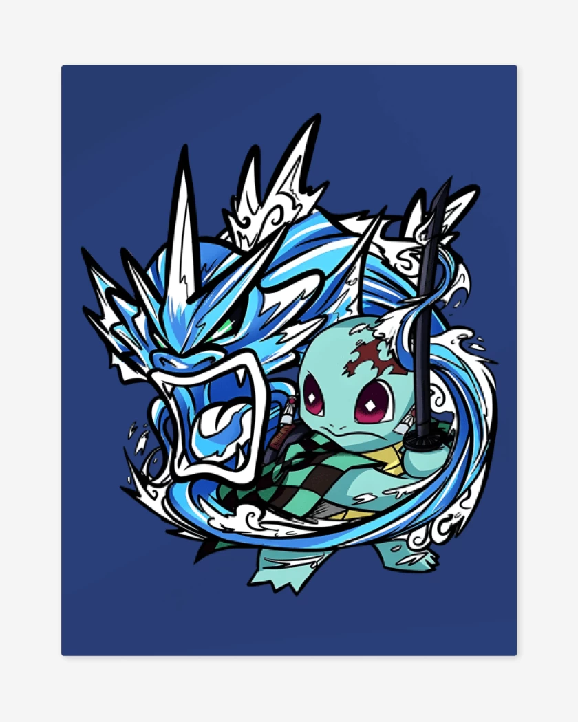 Print metalico Azul Rey de Squirtjiro