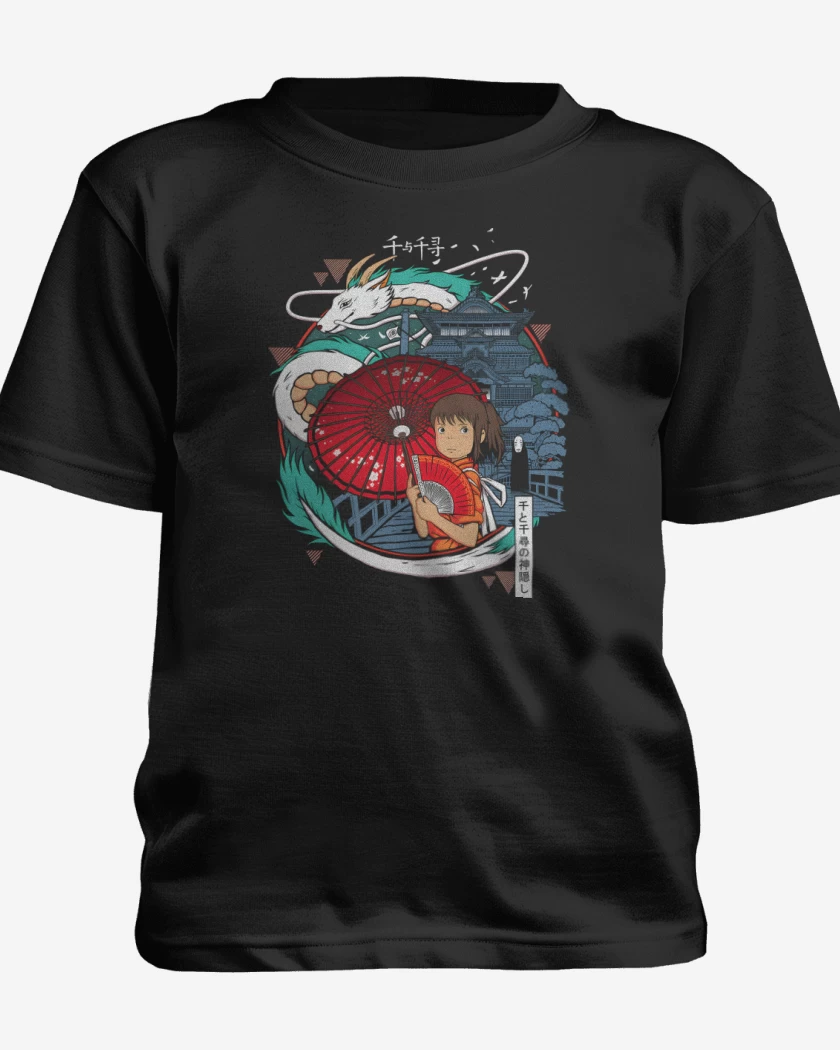 Polera de niño Negro de Espíritu Viajero