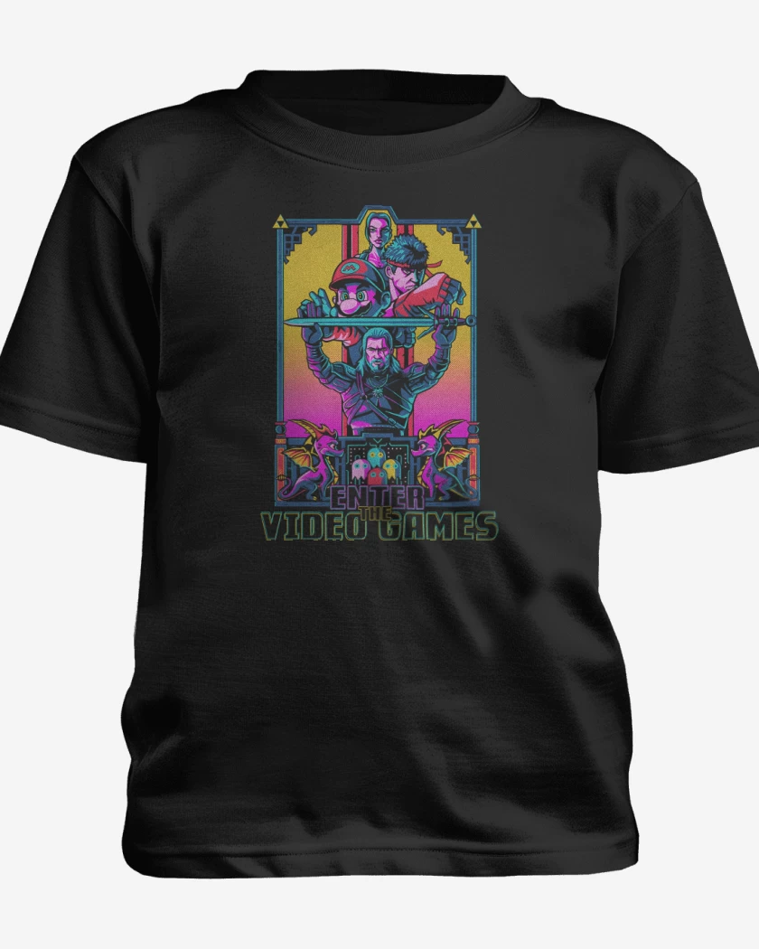 Polera de niño Enter The Video Games