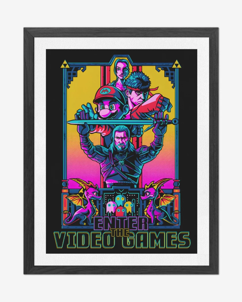 Cuadro decorativo Enter The Video Games