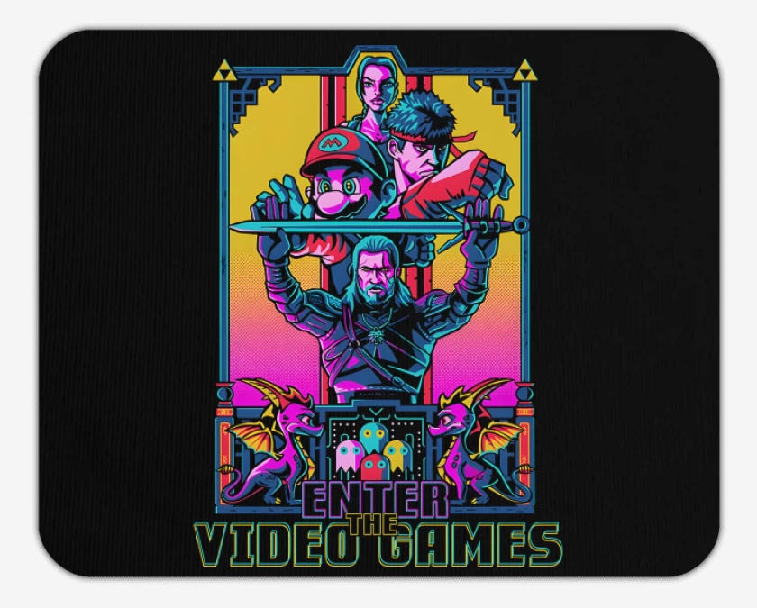 Mousepad Enter The Video Games