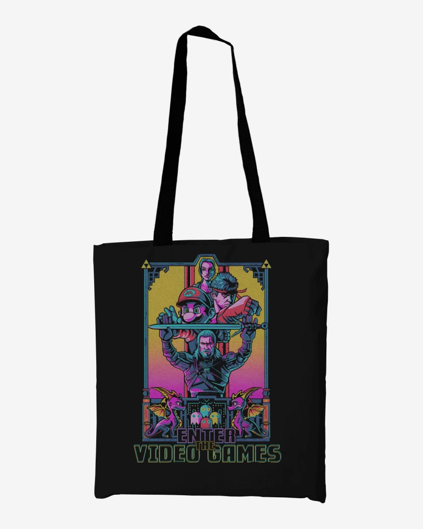Totebag Enter The Video Games