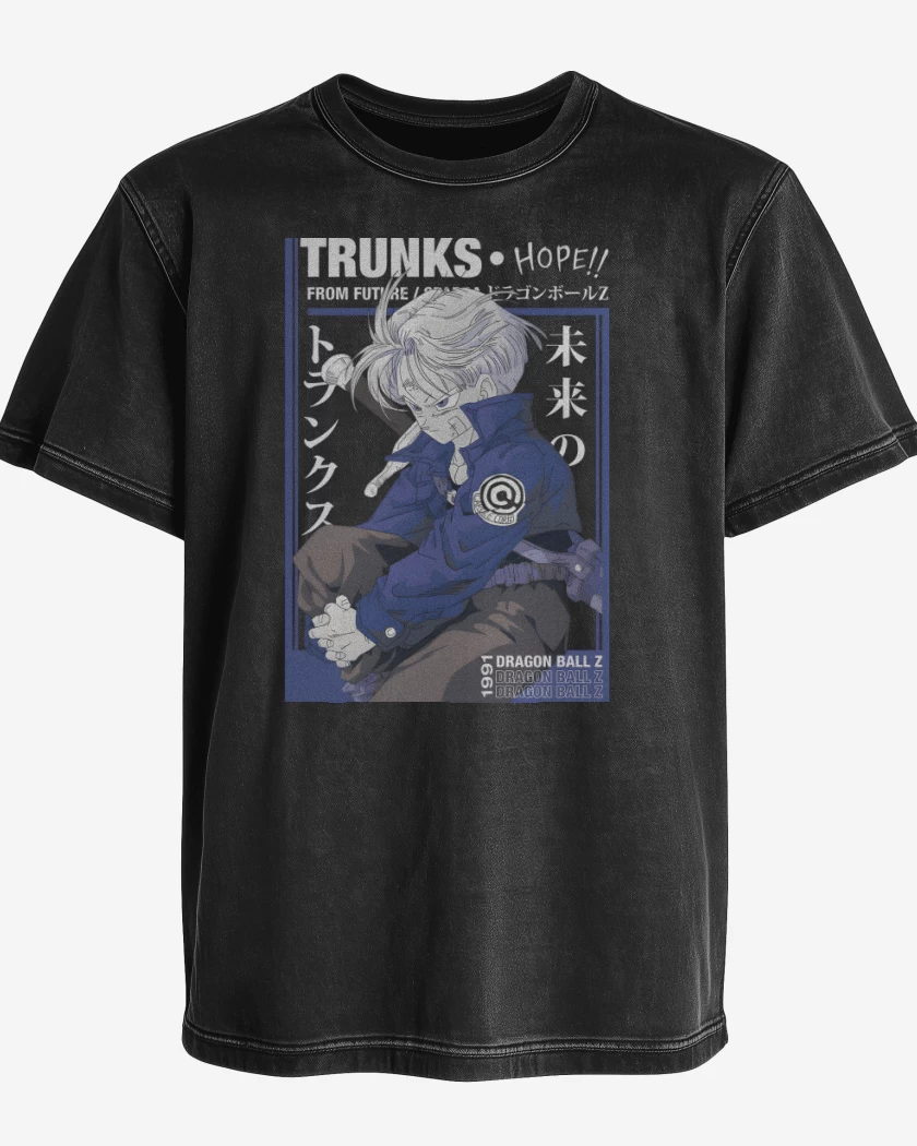 Polera desgastada Trunks del Futuro
