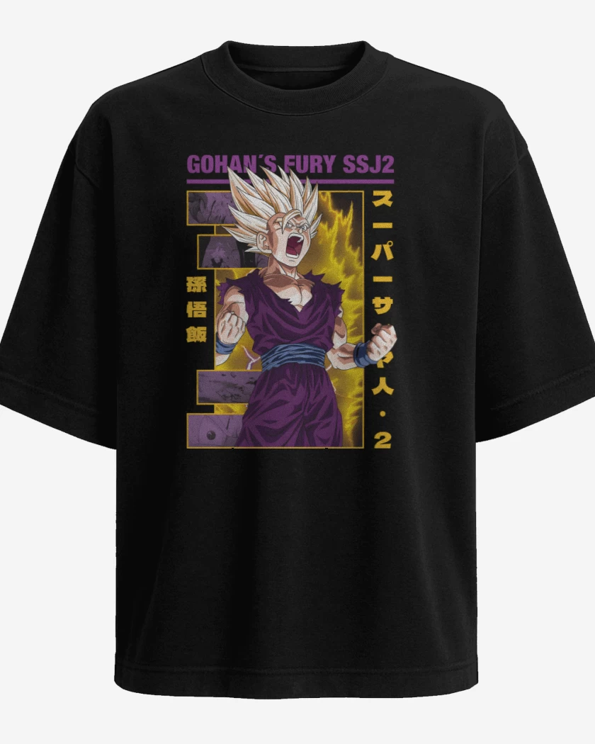 Polera Oversize Furia de Gohan