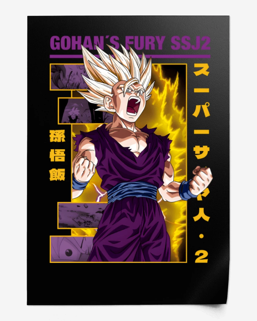 Print Furia de Gohan