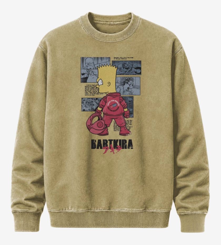 Poleron Polo Acid Wash Beige de Bartkira