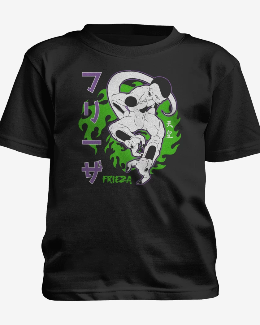 Polera de niño Negro de Frieza Over Power