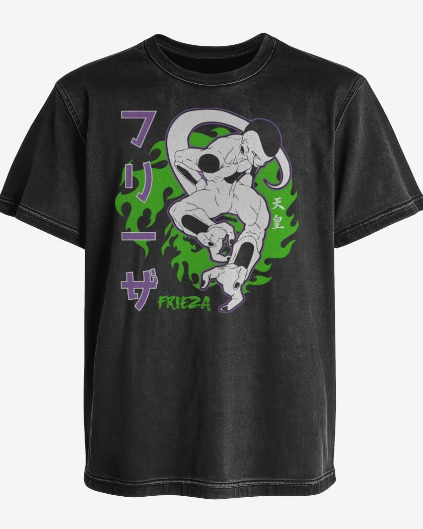 Polera desgastada Frieza Over Power