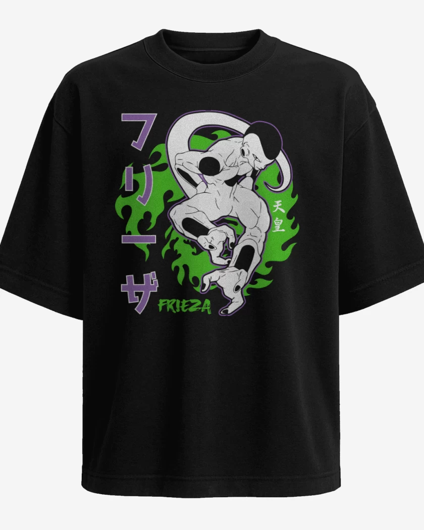 Polera Oversize Frieza Over Power