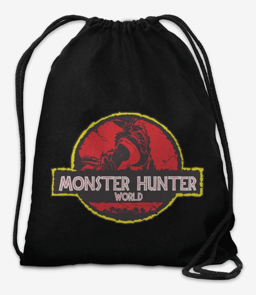 Mochila Negro de Monster Hunter World