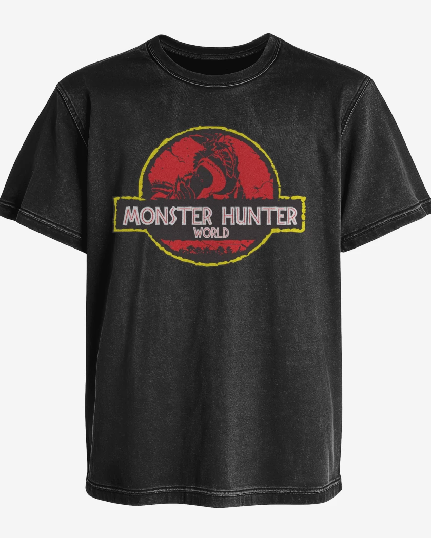 Polera desgastada Monster Hunter World