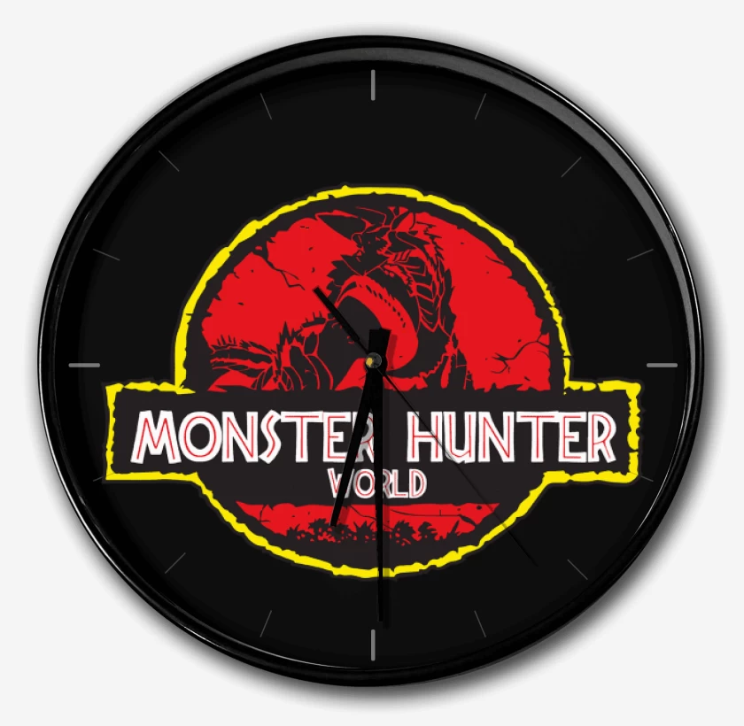 Reloj Negro de Monster Hunter World