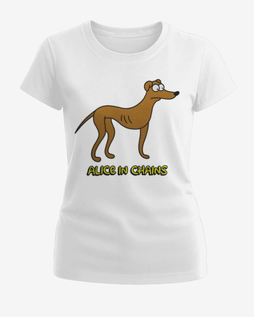 Polera de Mujer Blanco de Ayudante de Santa in Chains