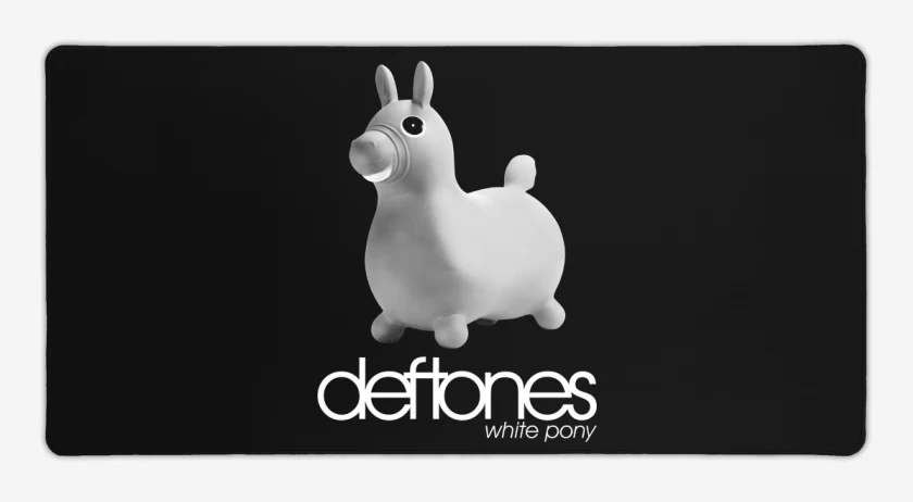 Mouse pad Gamer Negro de White Pony