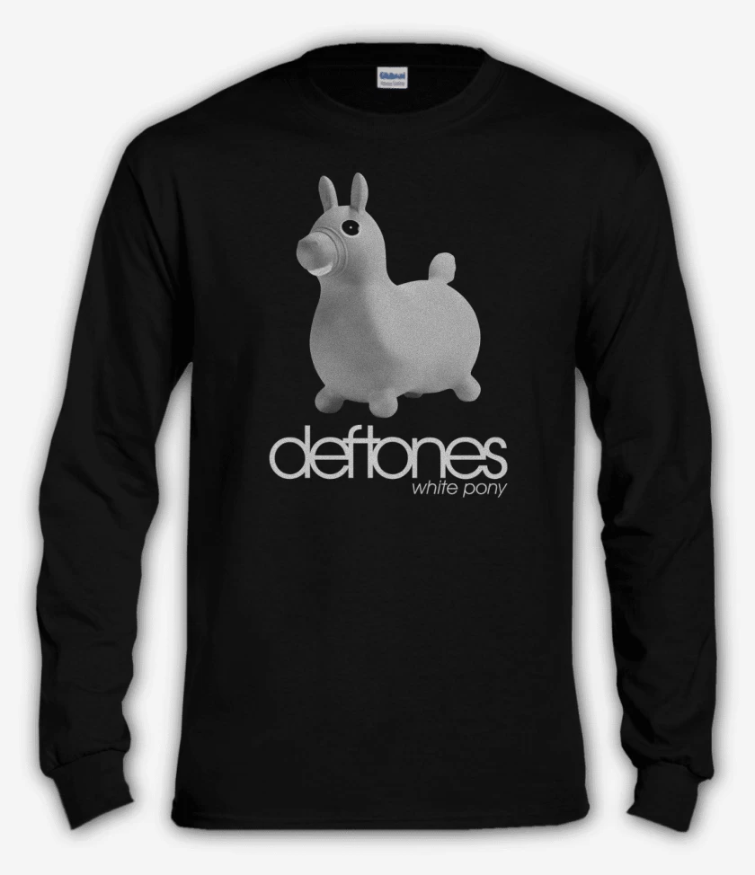 Polera manga larga Negro de White Pony