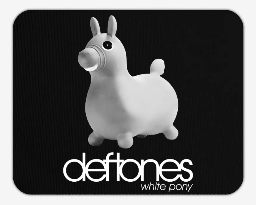 Mousepad White Pony