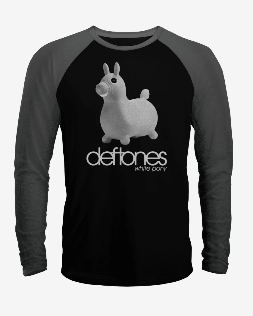 Polera Raglan White Pony