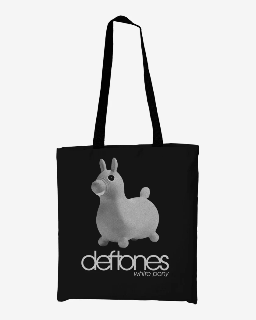 Totebag White Pony