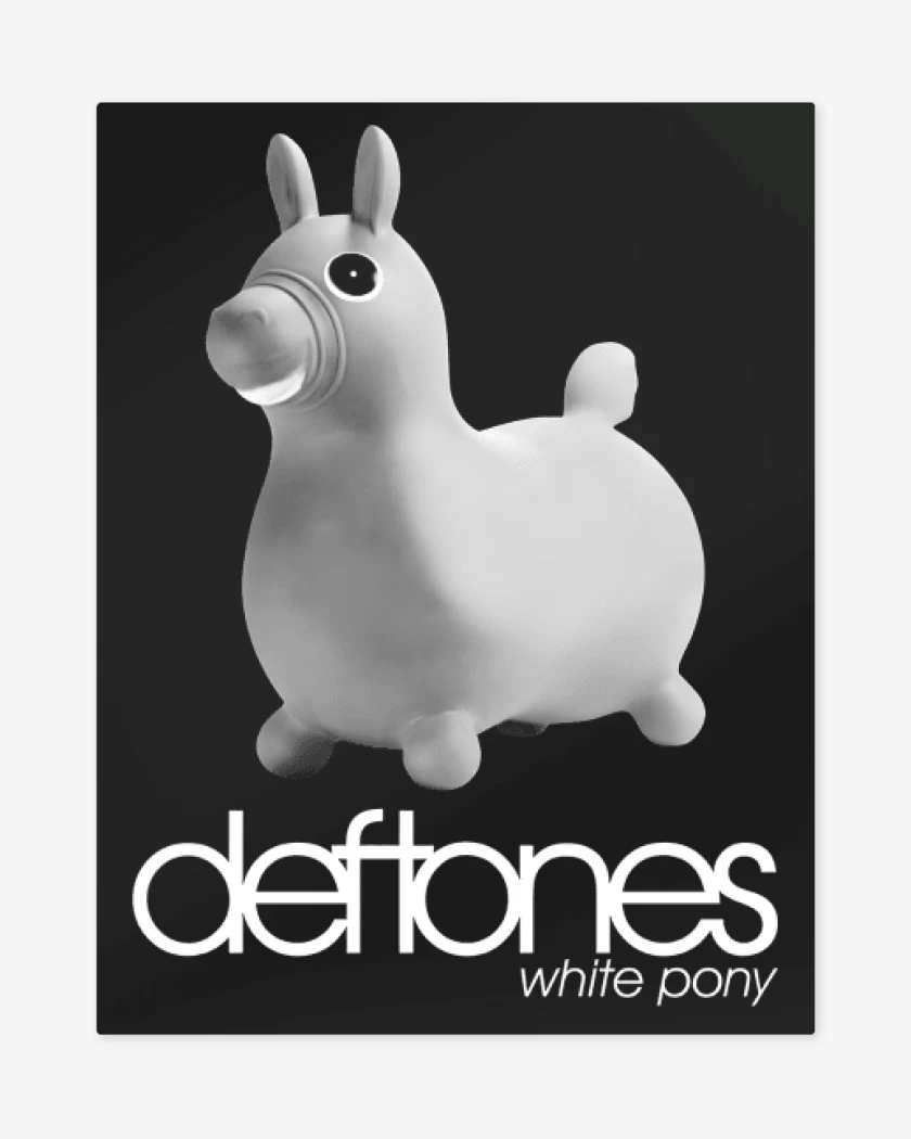 Print metalico Negro de White Pony