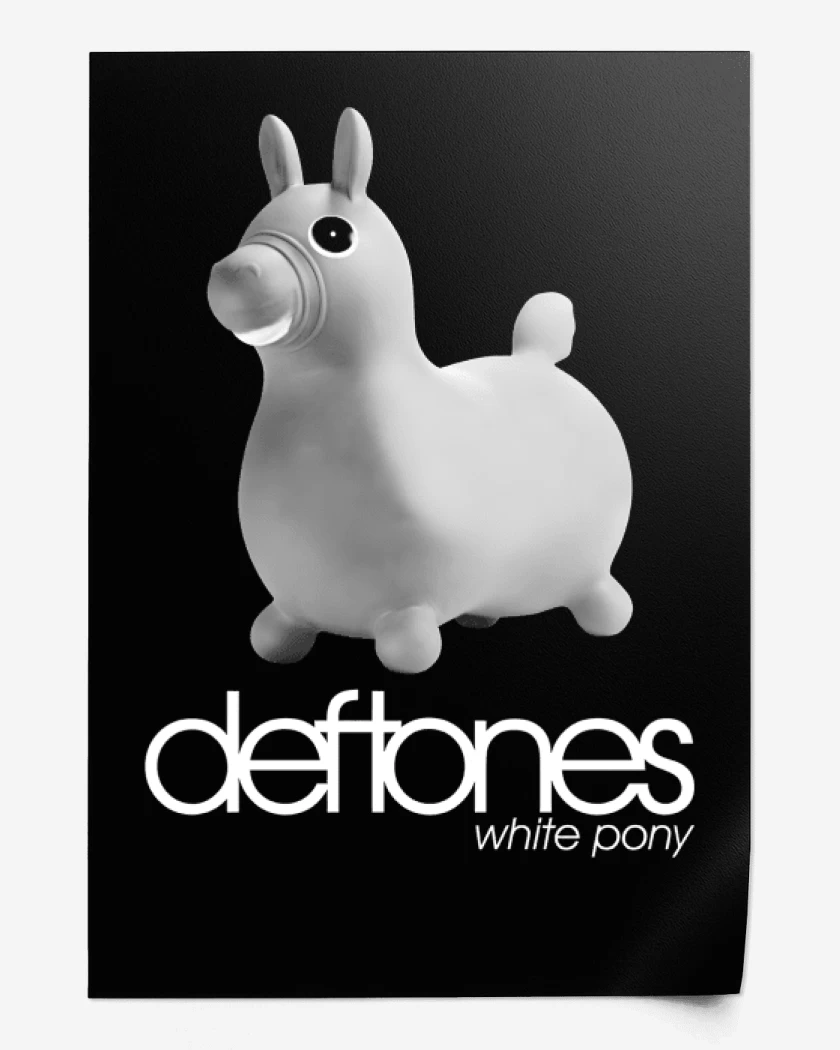 Print White Pony