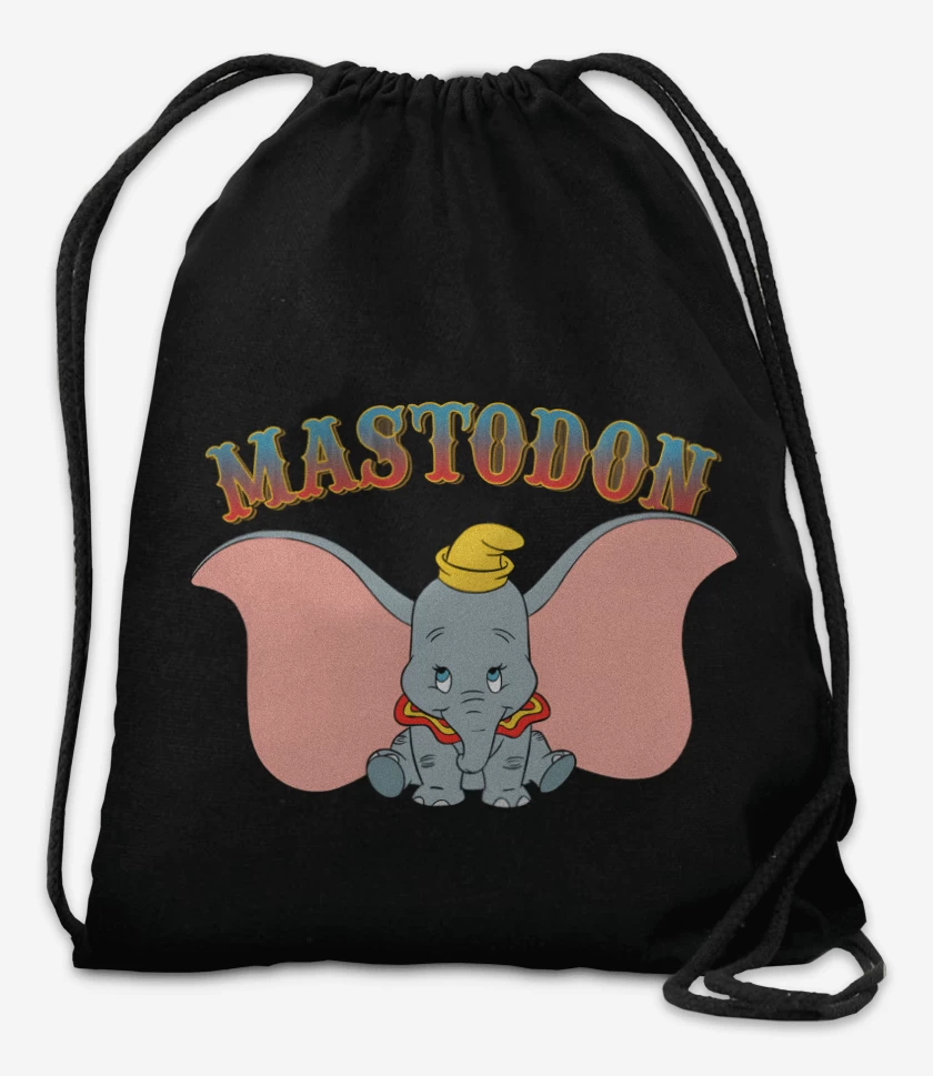 Mochila Negro de Mastodon