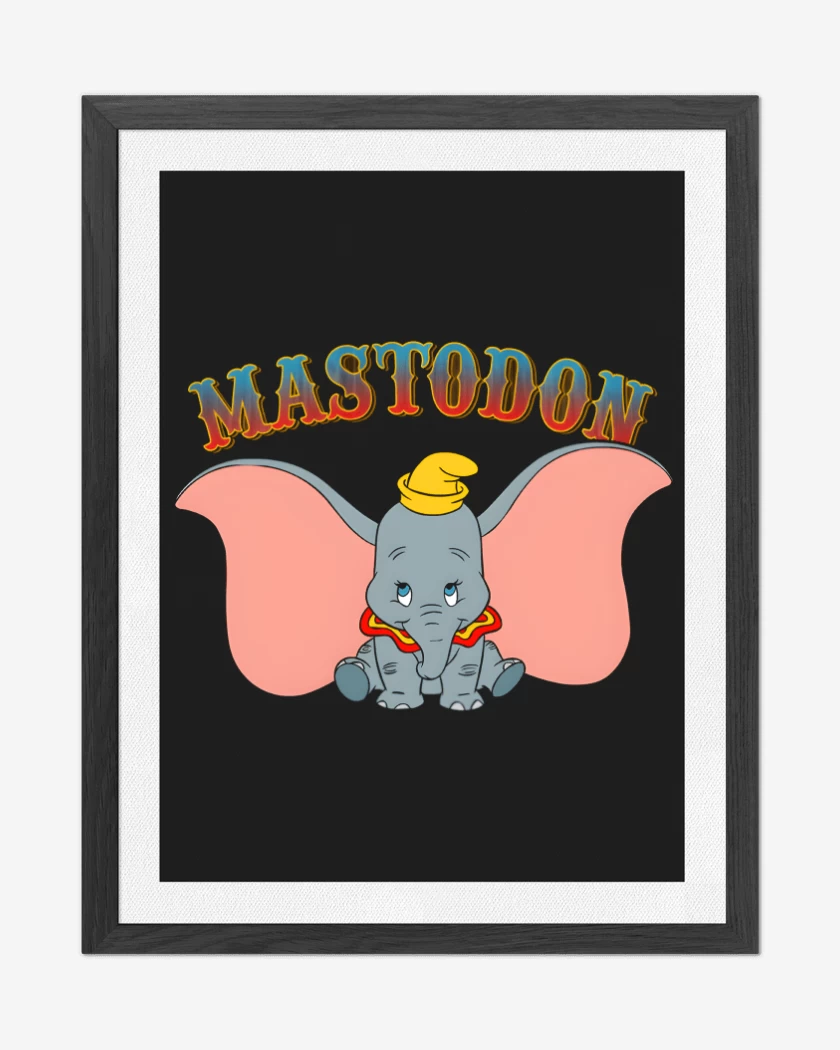 Cuadro decorativo Negro de Mastodon