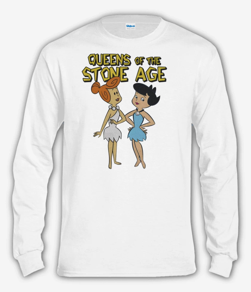 Polera manga larga Blanco de Queens of the Stone Age