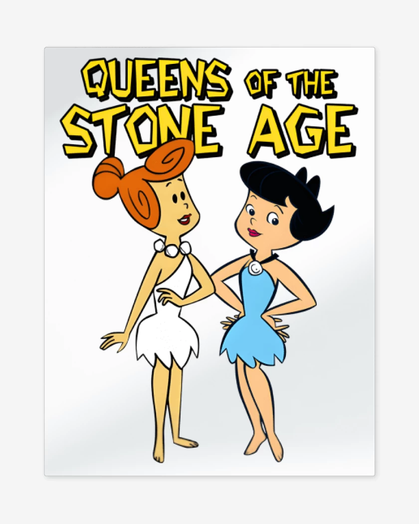 Print metalico Blanco de Queens of the Stone Age