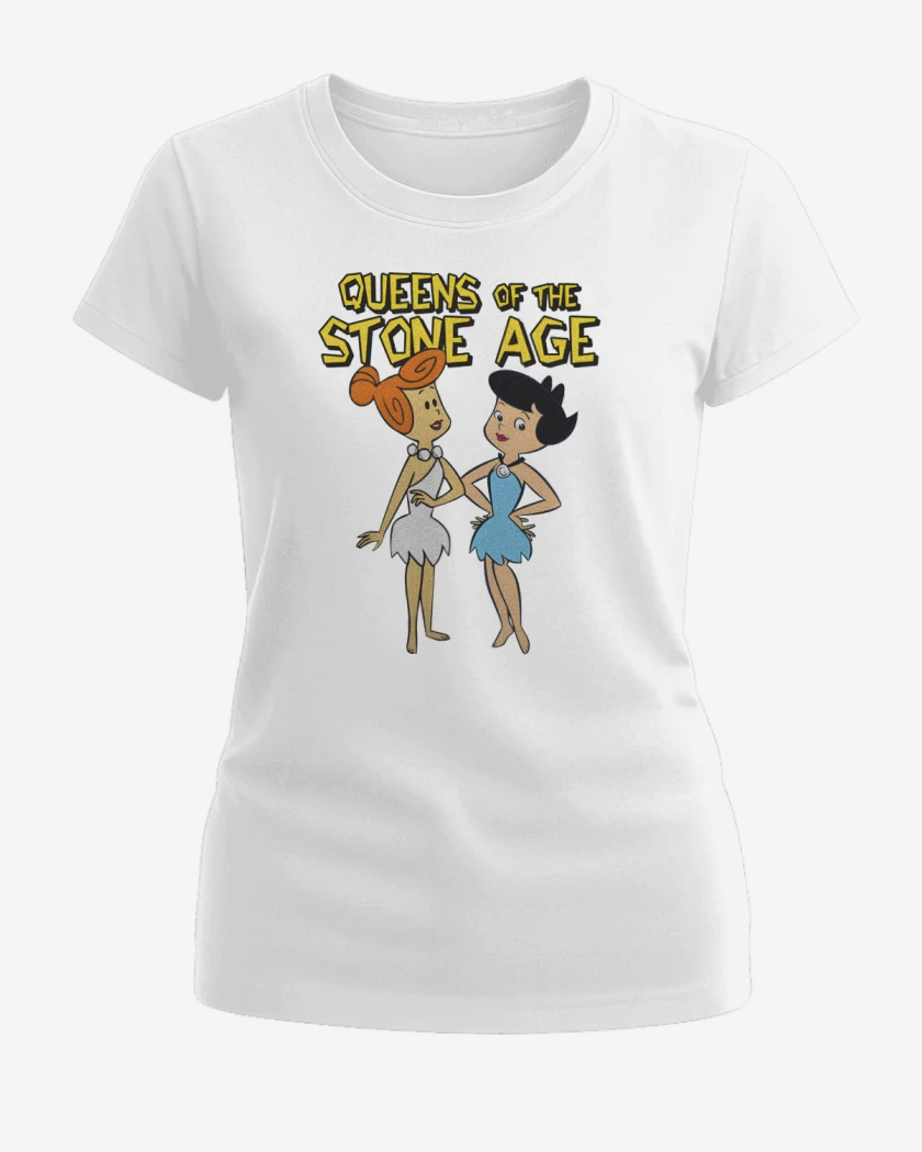 Polera de Mujer Blanco de Queens of the Stone Age