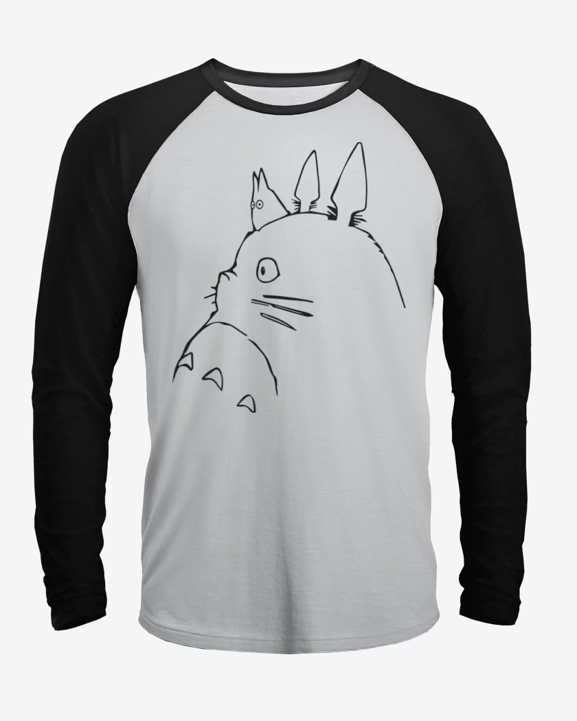 Polera Raglan Blanco / Negro de Gibl