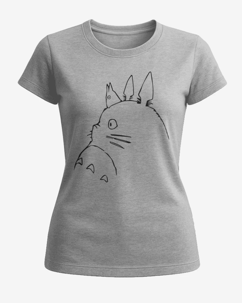 Polera de Mujer Gris Melange de Gibl