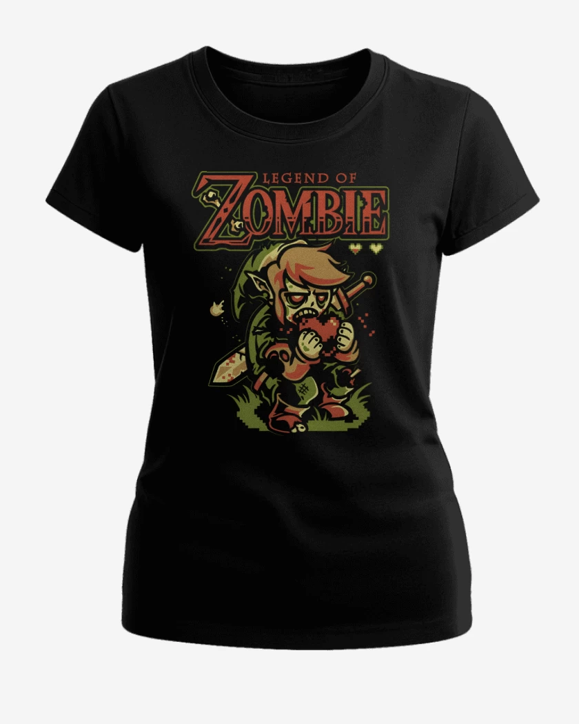 Polera de Mujer Negro de The Legend of Zombie