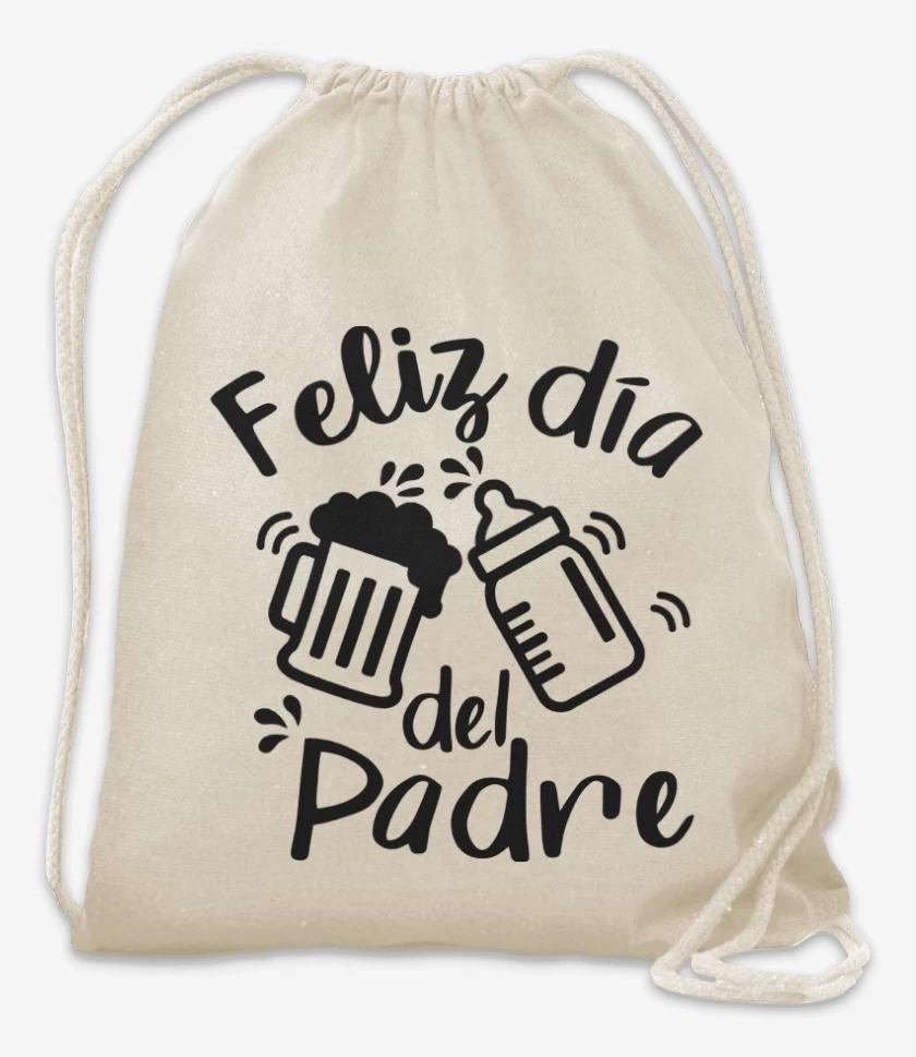 Mochila Blanco de Feliz Día del Padre